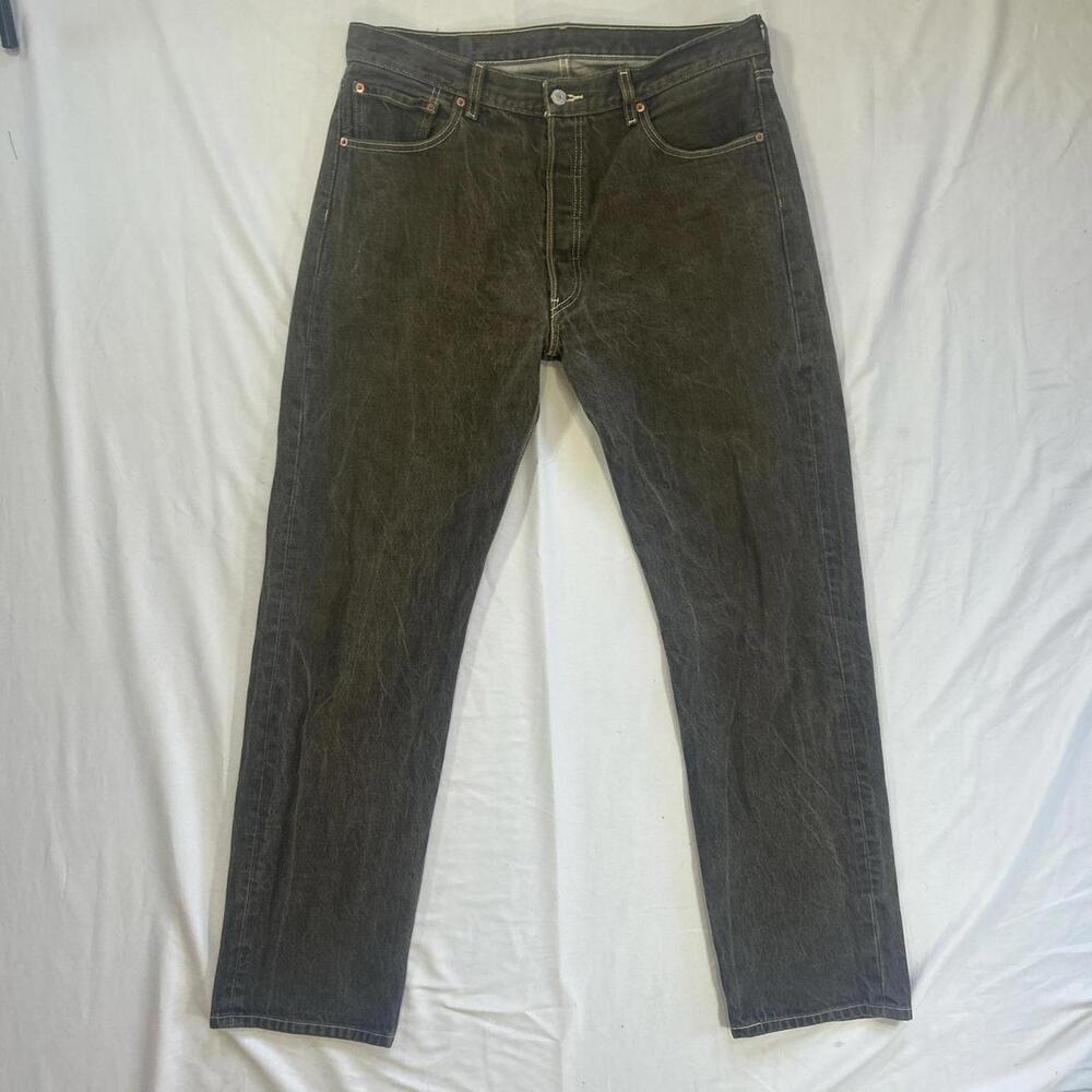 Authentic Levi’s 501XX men’s jeans (36x36) with rare brownish grey faded wash